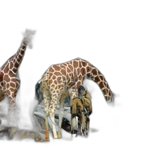 animal, creature, concept art, 3d render transparent PNG cut-out
