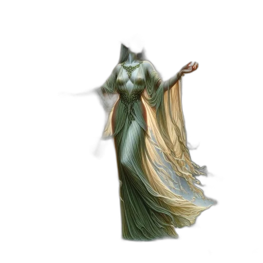 dress, staff, dragon, creature transparent PNG cut-out