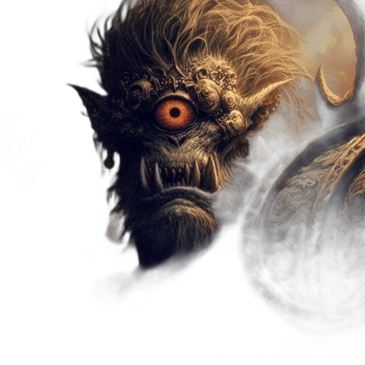 mask, creature, dragon, face transparent PNG cut-out