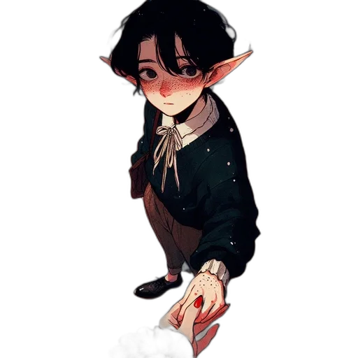 staff, creature, dragon, fantasy art transparent PNG cut-out