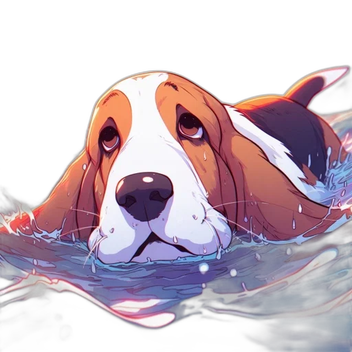 animal, creature, watercolor, photorealistic transparent PNG cut-out