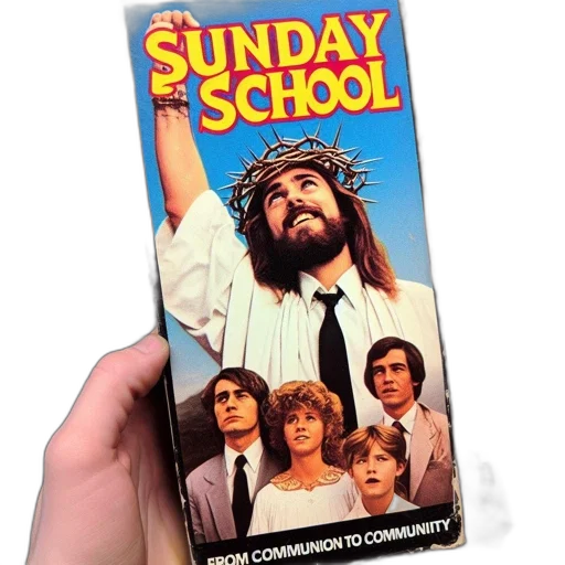 vhs, tape, cover, sunday transparent PNG cut-out