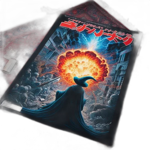 concept art, comic book art, fire, elaborate transparent PNG cut-out