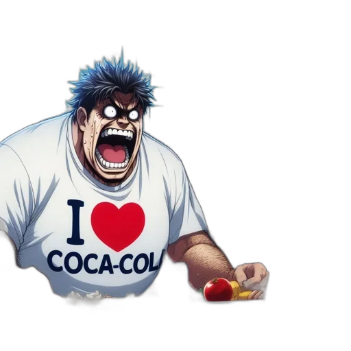 food, concept art, cartoon, comic book art transparent PNG cut-out