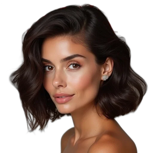 hair, face, crown, jewelry transparent PNG cut-out