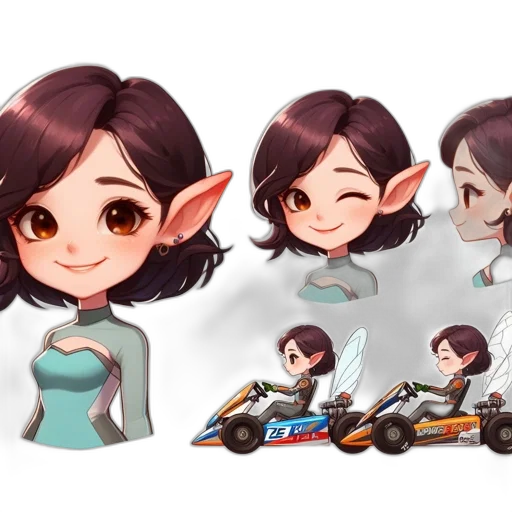 car, concept art, fantasy art, cartoon transparent PNG cut-out