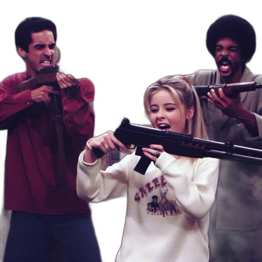 weapon, three, individuals, including transparent PNG cut-out