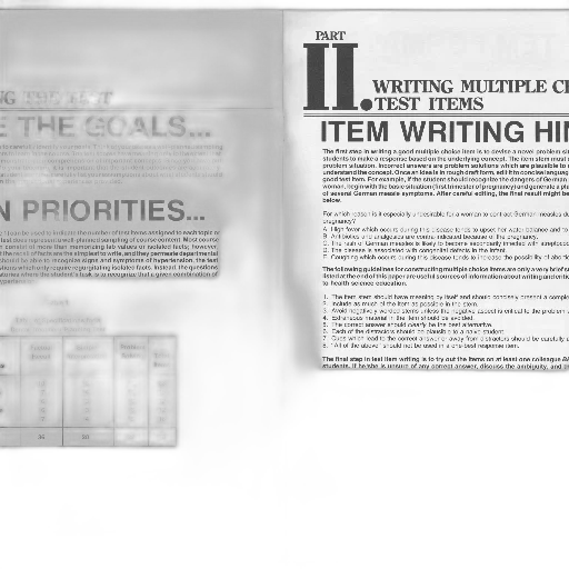 page, book, document, titled transparent PNG cut-out