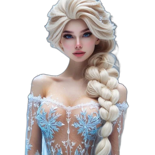dress, crown, jewelry, hair transparent PNG cut-out