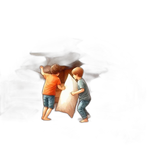 umbrella, 3d render, concept art, pixel art transparent PNG cut-out