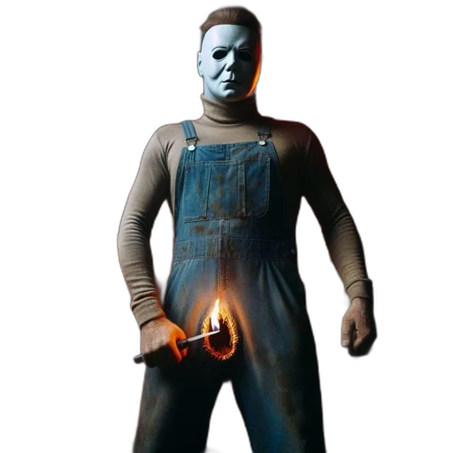 mask, staff, creature, face transparent PNG cut-out