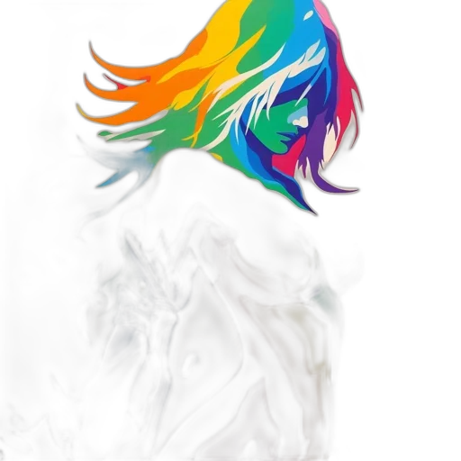 hair, mask, face, crown transparent PNG cut-out