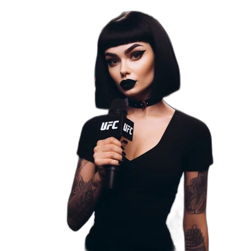 dress, staff, face, jacket transparent PNG cut-out