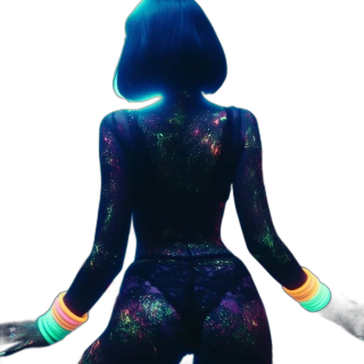 dress, jacket, robot, concept art transparent PNG cut-out