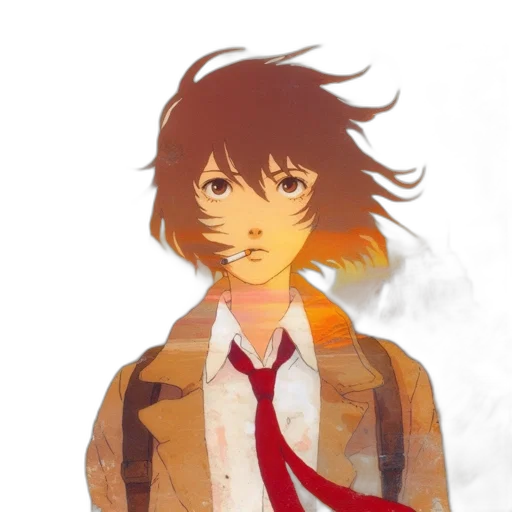 jacket, face, mask, staff transparent PNG cut-out