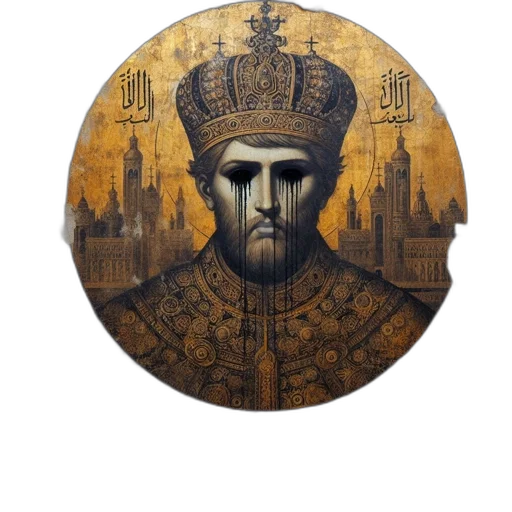 crown, face, mask, fantasy art transparent PNG cut-out