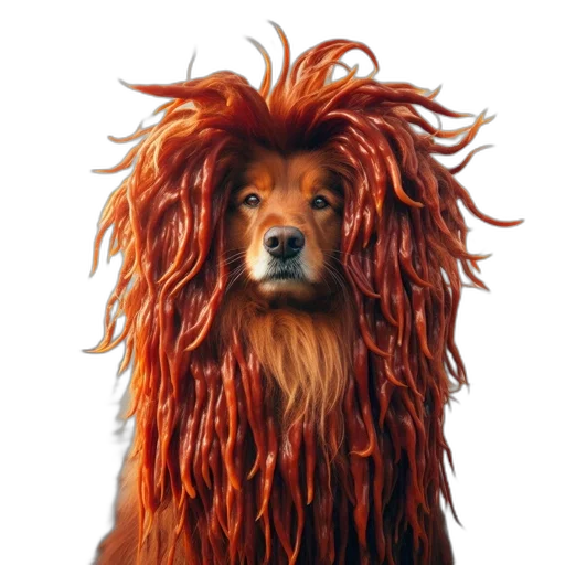 hair, animal, creature, crown transparent PNG cut-out