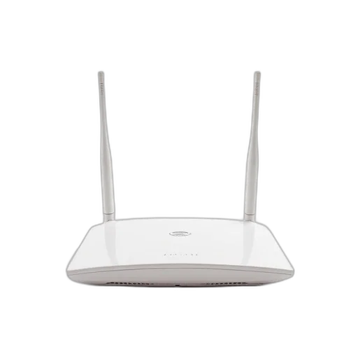 white, router, two, antennas transparent PNG cut-out