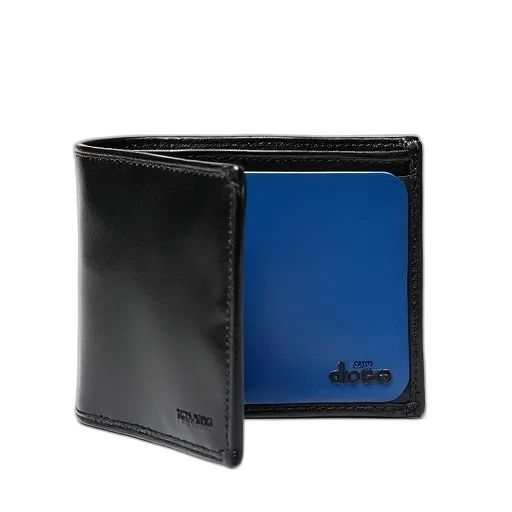 blue, black, wallet, visible transparent PNG cut-out