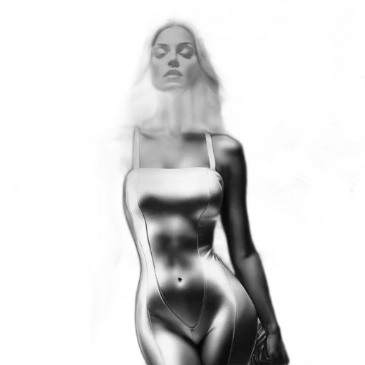 dress, robot, creature, face transparent PNG cut-out