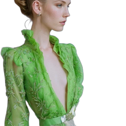 dress, jacket, jewelry, photorealistic transparent PNG cut-out