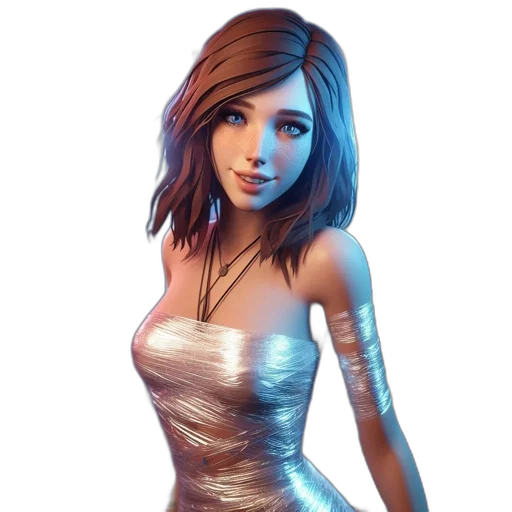 dress, robot, face, jewelry transparent PNG cut-out