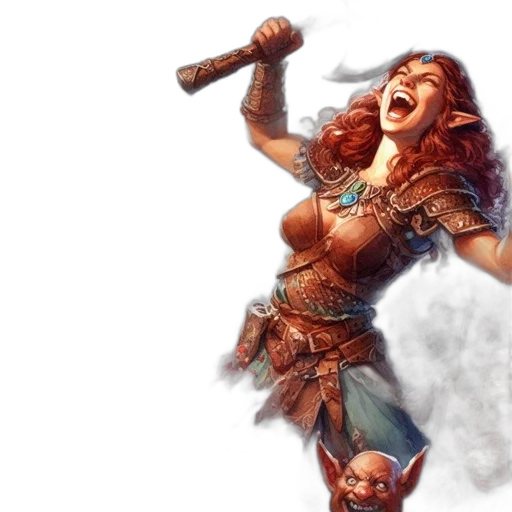 staff, fantasy art, concept art, comic book art transparent PNG cut-out