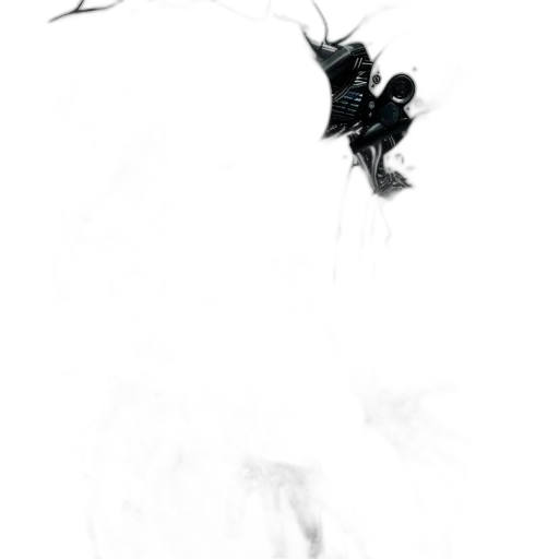 dragon, mask, creature, staff transparent PNG cut-out