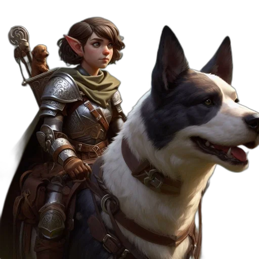 staff, animal, concept art, fantasy art transparent PNG cut-out