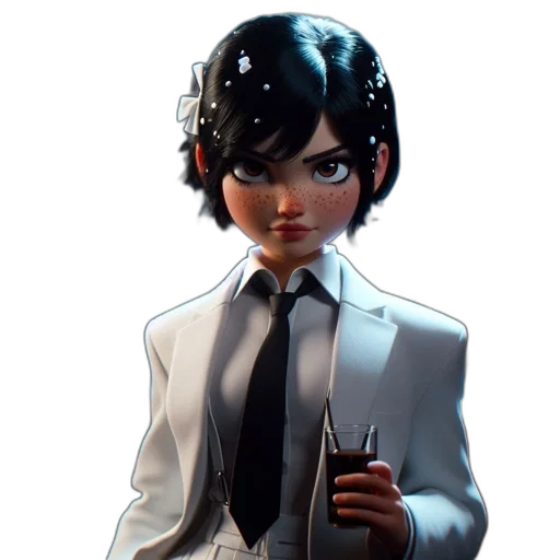 staff, robot, face, jacket transparent PNG cut-out