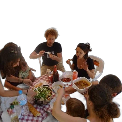 food, staff, underwater, group transparent PNG cut-out