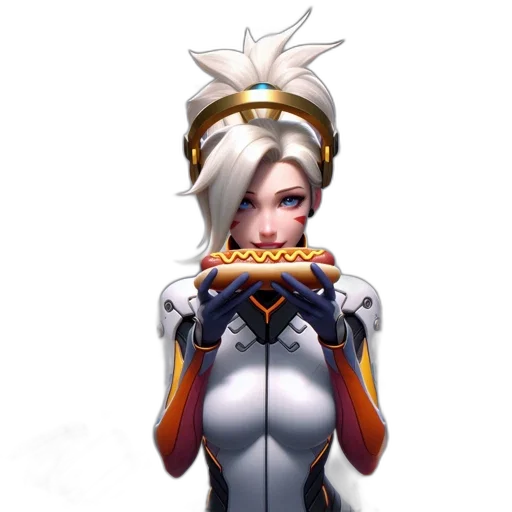 staff, robot, weapon, crown transparent PNG cut-out