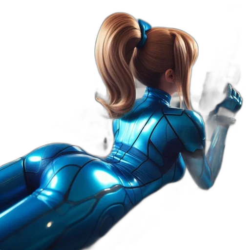 robot, dress, hair, mask transparent PNG cut-out