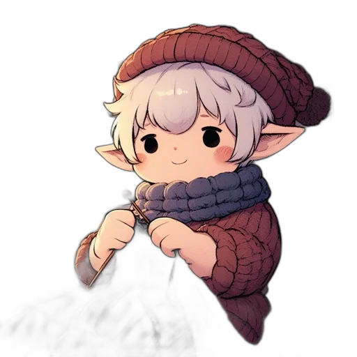 hat, creature, dragon, staff transparent PNG cut-out