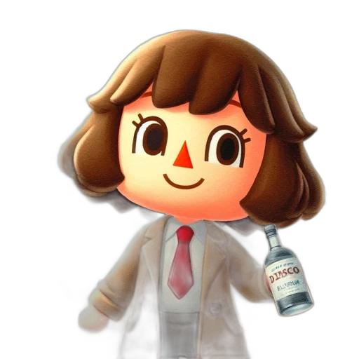 bottle, staff, dress, robot transparent PNG cut-out