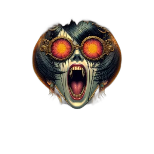 mask, face, robot, concept art transparent PNG cut-out