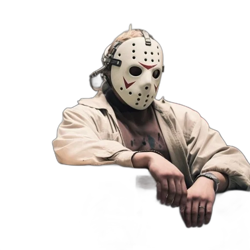 mask, concept art, pixel art, comic book art transparent PNG cut-out