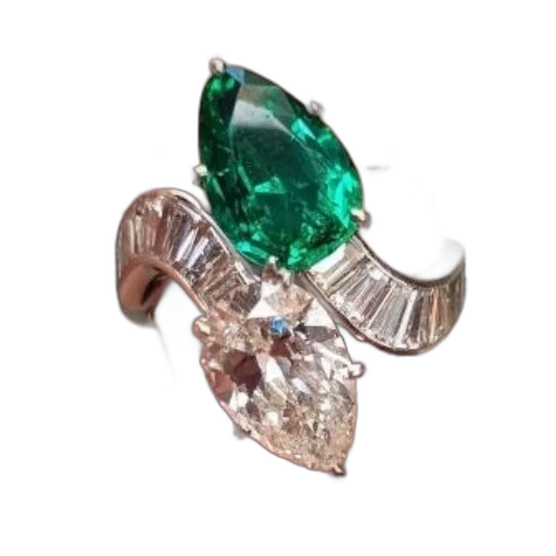 jewelry, crown, green, stunning transparent PNG cut-out