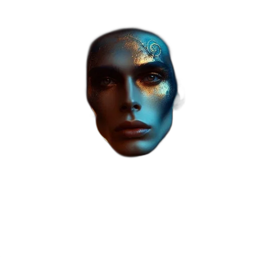 mask, face, jewelry, robot transparent PNG cut-out