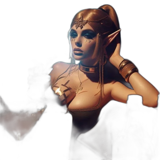 mask, staff, fantasy art, concept art transparent PNG cut-out