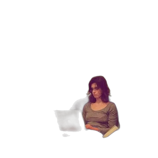 face, dress, pixel art, vaporwave transparent PNG cut-out