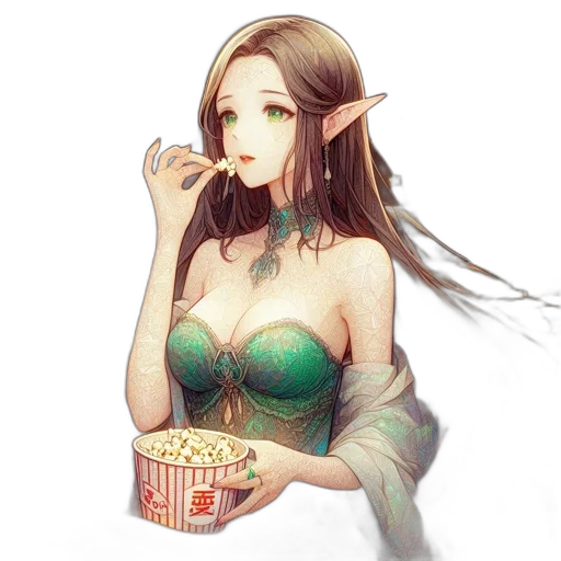 food, fantasy art, pixel art, concept art transparent PNG cut-out