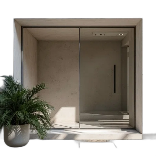 building, furniture, 3d render, photorealistic transparent PNG cut-out