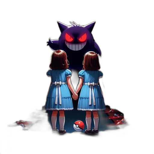 dress, creature, mask, staff transparent PNG cut-out