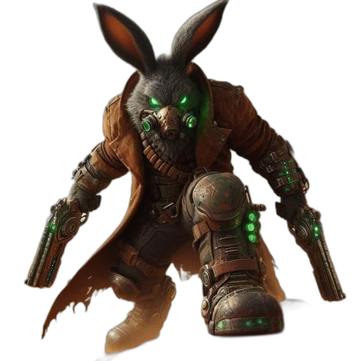creature, animal, staff, weapon transparent PNG cut-out
