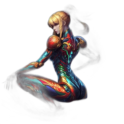 dress, robot, concept art, fantasy art transparent PNG cut-out