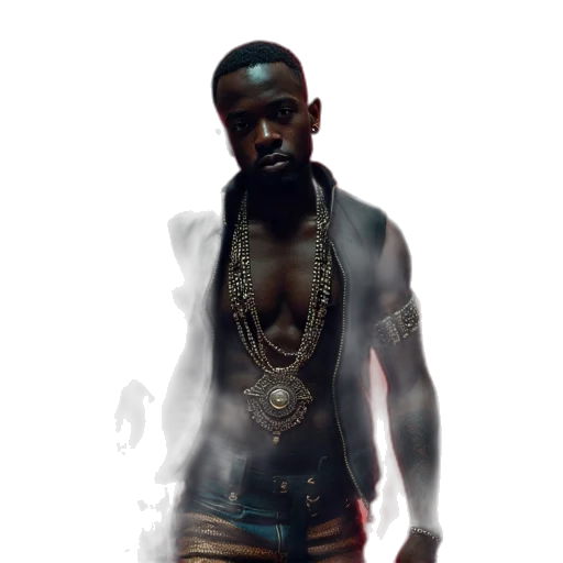 jacket, jewelry, concept art, photorealistic transparent PNG cut-out