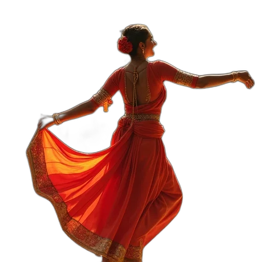 dress, photorealistic, oil painting, red transparent PNG cut-out