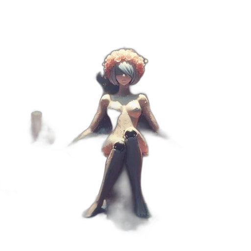 staff, creature, mask, crown transparent PNG cut-out