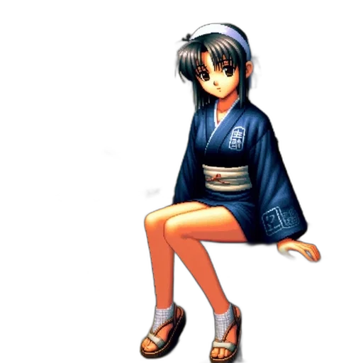 dress, staff, pixel art, anime transparent PNG cut-out